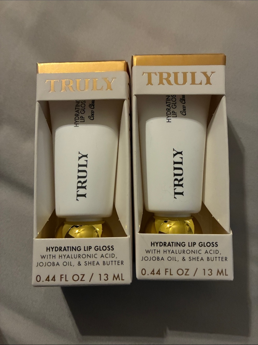 TRULY Hydrating Lip Gloss in Coco Cloud (Set of 2)
